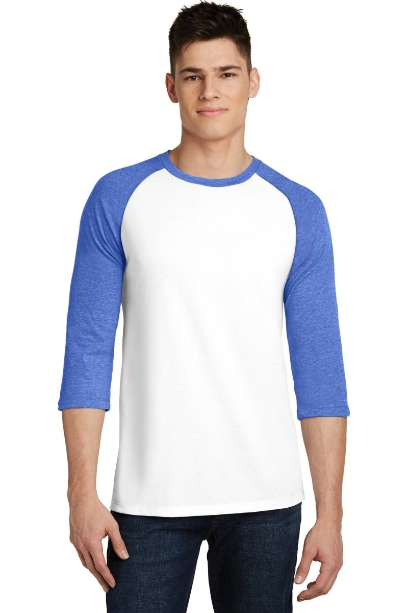 DistrictÂ® Very Important TeeÂ® 3/4-Sleeve Raglan. DT6210 - uslegacypromotions