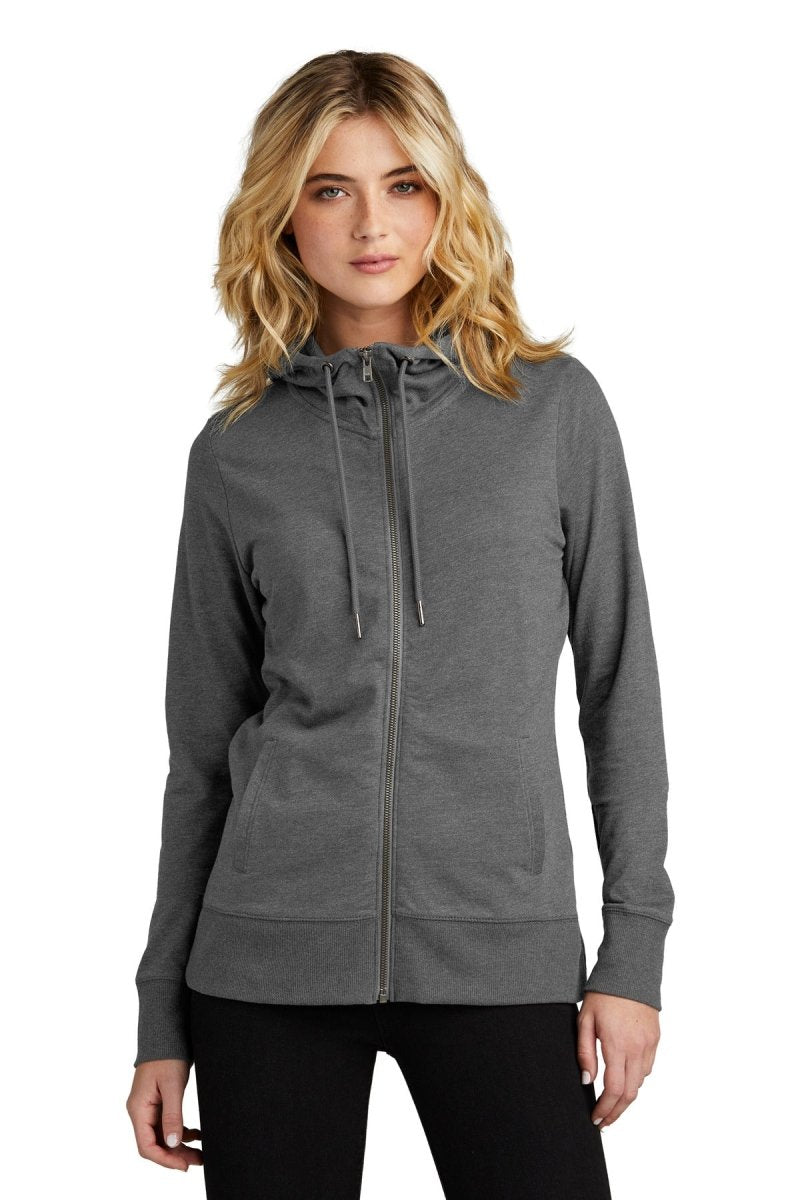 DistrictÂ® Women's Featherweight French Terryâ„¢ Full-Zip Hoodie DT673 - uslegacypromotions