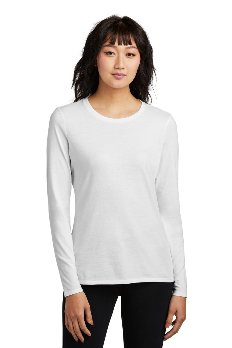 DistrictÂ® Women's Perfect BlendÂ® CVC Long Sleeve Tee DT110 - uslegacypromotions