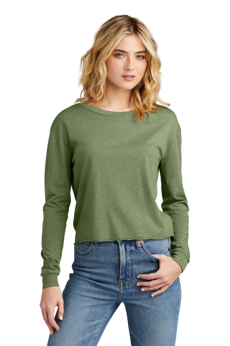 DistrictÂ® Women's Perfect TriÂ® Midi Long Sleeve Tee DT141 - uslegacypromotions