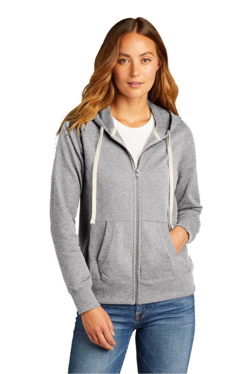 DistrictÂ® Women's Re-Fleeceâ„¢Full-Zip Hoodie DT8103 - uslegacypromotions