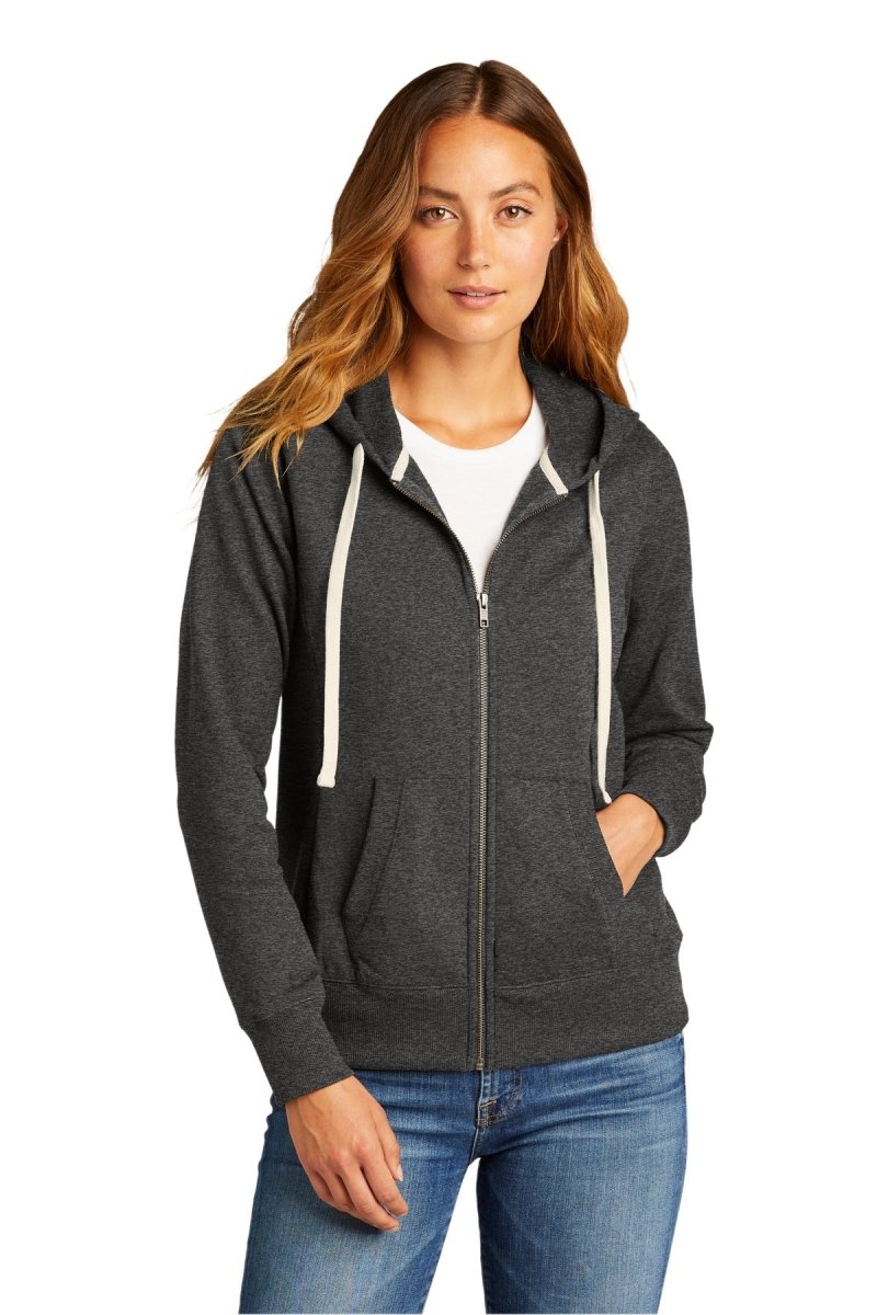 DistrictÂ® Women's Re-Fleeceâ„¢Full-Zip Hoodie DT8103 - uslegacypromotions