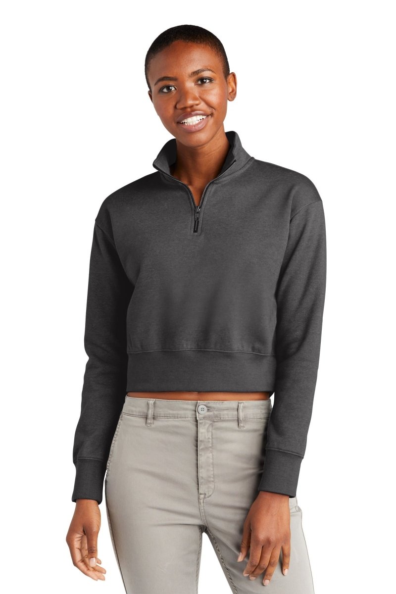 DistrictÂ® Women's V.I.T.â„¢ Fleece 1/2-Zip DT6111 - uslegacypromotions