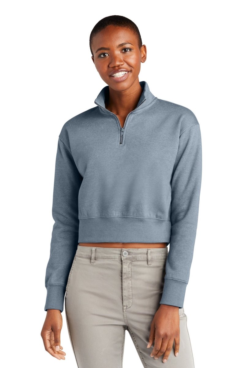 DistrictÂ® Women's V.I.T.â„¢ Fleece 1/2-Zip DT6111 - uslegacypromotions