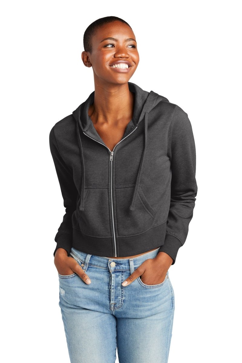 DistrictÂ® Women's V.I.T.â„¢ Fleece Full-Zip Hoodie DT6103 - uslegacypromotions