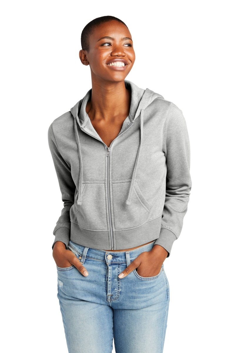 DistrictÂ® Women's V.I.T.â„¢ Fleece Full-Zip Hoodie DT6103 - uslegacypromotions