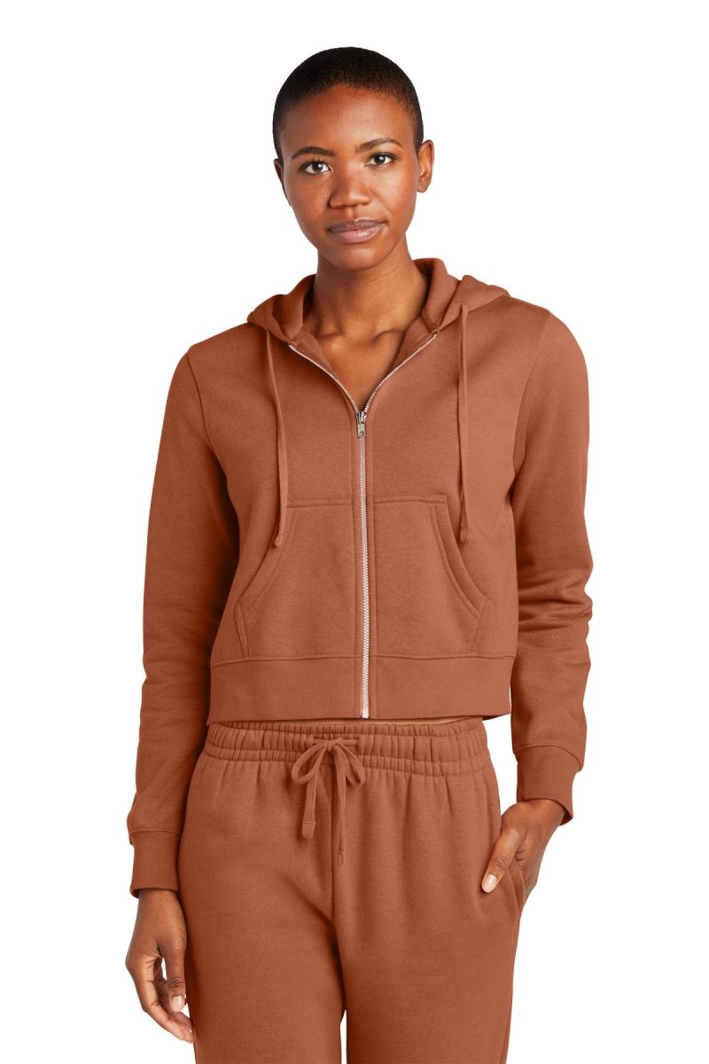 DistrictÂ® Women's V.I.T.â„¢ Fleece Full-Zip Hoodie DT6103 - uslegacypromotions