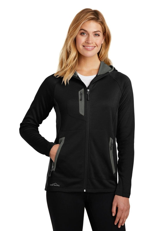 Eddie Bauer ® Ladies Sport Hooded Full-Zip Fleece Jacket. EB245 - uslegacypromotions