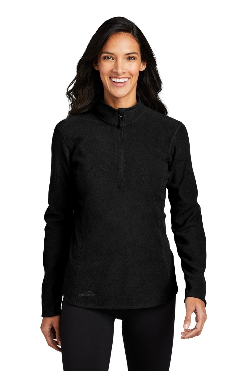 Eddie BauerÂ® Ladies 1/2-Zip Microfleece Jacket EB227 - uslegacypromotions