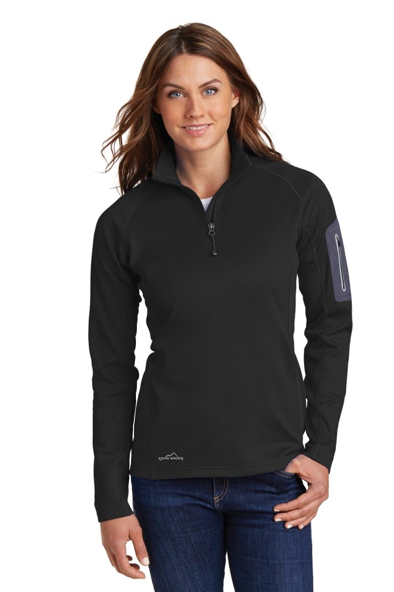 Eddie BauerÂ® Ladies 1/2-Zip Performance Fleece. EB235 - uslegacypromotions