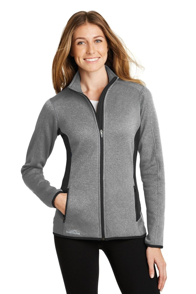 Eddie BauerÂ® Ladies Full-Zip Heather Stretch Fleece Jacket. EB239 - uslegacypromotions