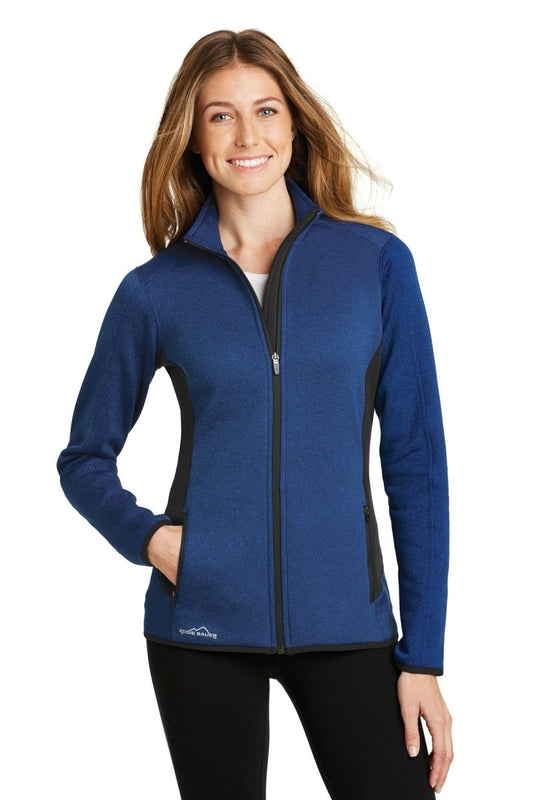 Eddie BauerÂ® Ladies Full-Zip Heather Stretch Fleece Jacket. EB239 - uslegacypromotions