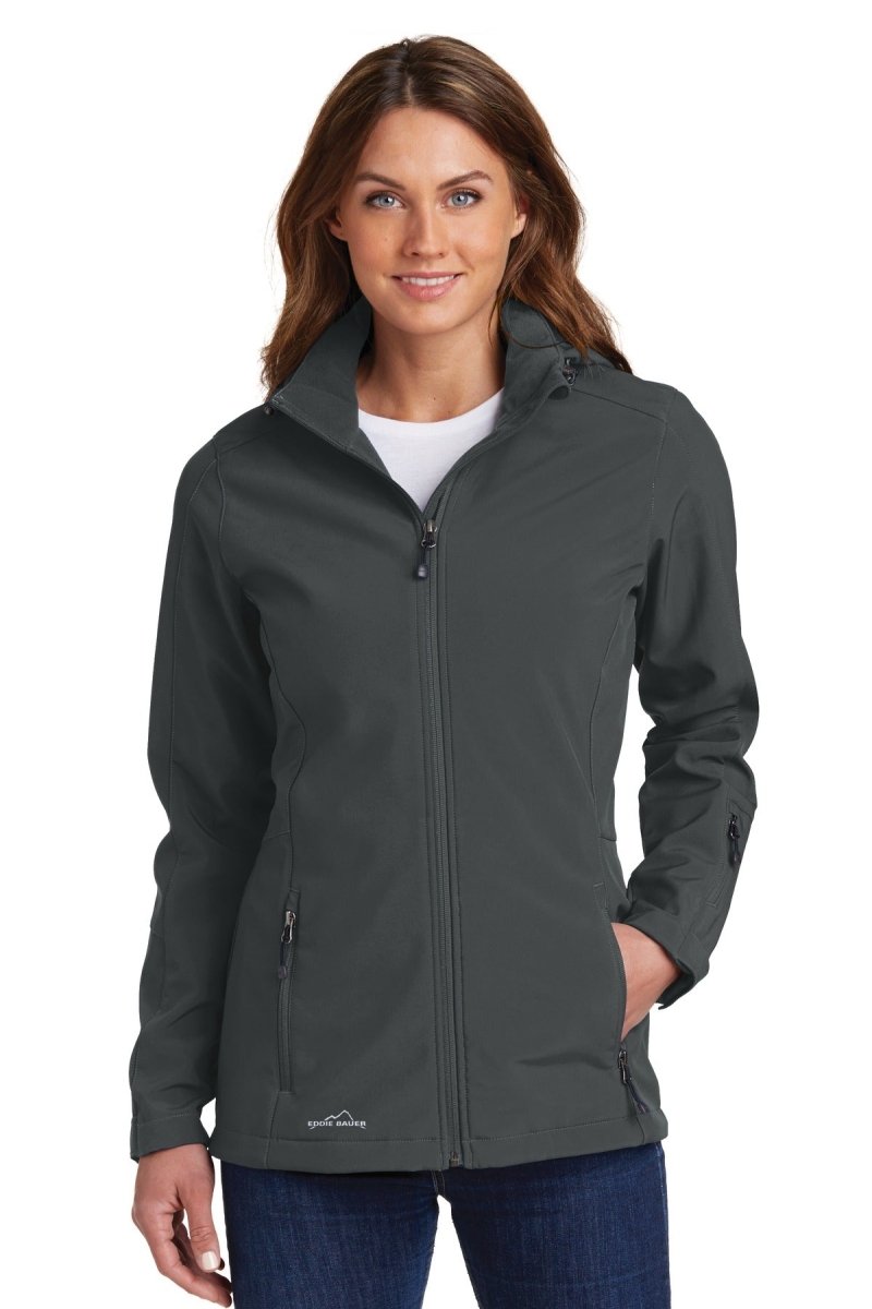 Eddie BauerÂ® Ladies Hooded Soft Shell Parka. EB537 - uslegacypromotions