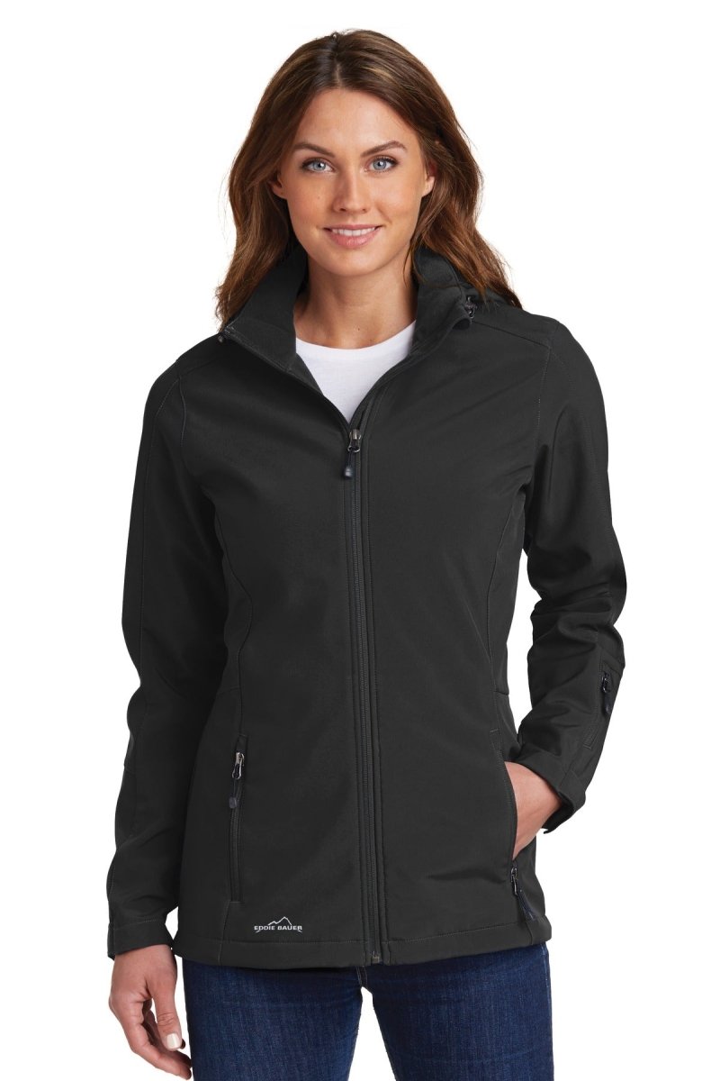 Eddie BauerÂ® Ladies Hooded Soft Shell Parka. EB537 - uslegacypromotions