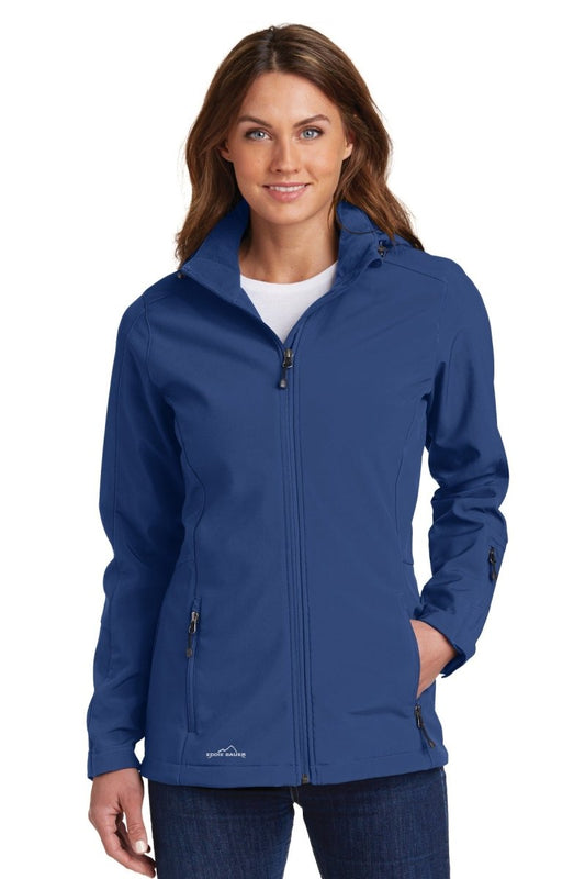 Eddie BauerÂ® Ladies Hooded Soft Shell Parka. EB537 - uslegacypromotions