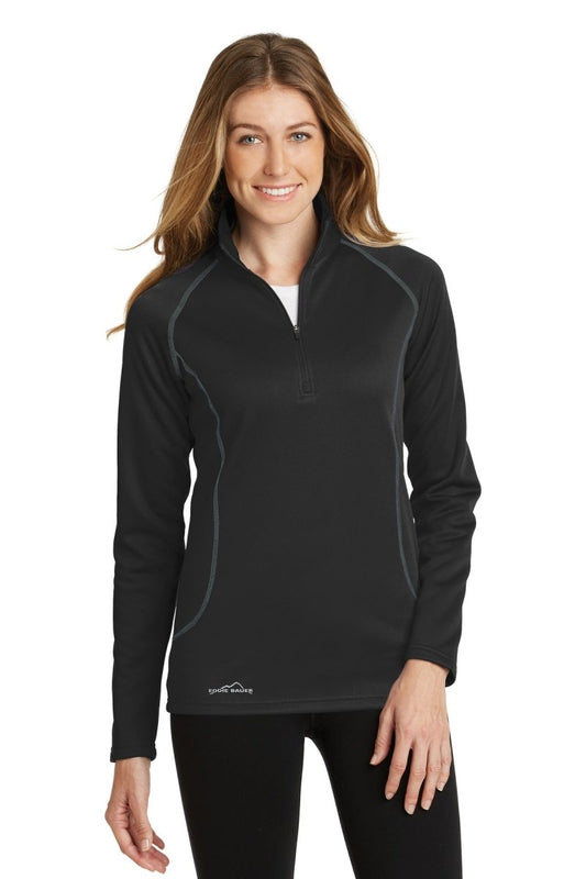 Eddie BauerÂ® Ladies Smooth Fleece 1/2-Zip. EB237 - uslegacypromotions