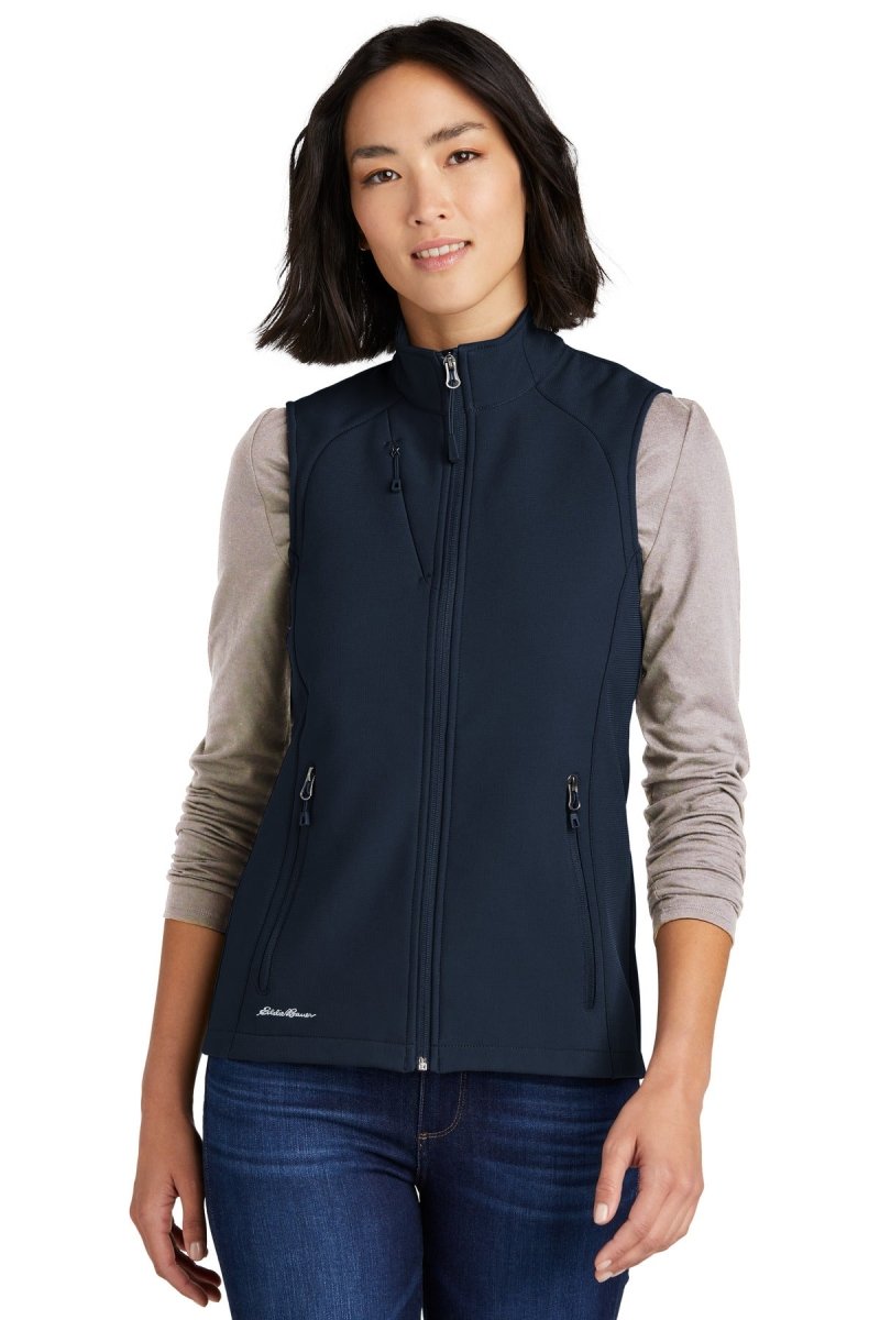 Eddie BauerÂ® Ladies Stretch Soft Shell Vest EB547 - uslegacypromotions