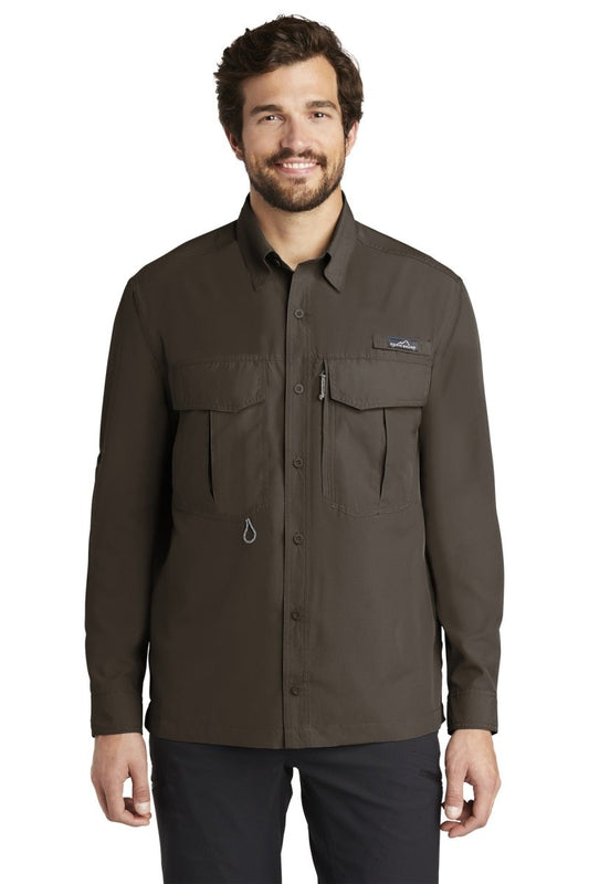 Eddie BauerÂ® - Long Sleeve Performance Fishing Shirt. EB600 - uslegacypromotions