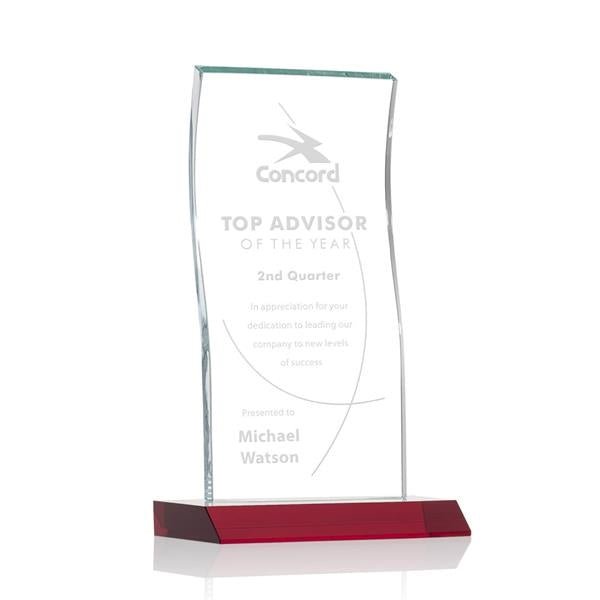 Edmonton Award - Red - uslegacypromotions