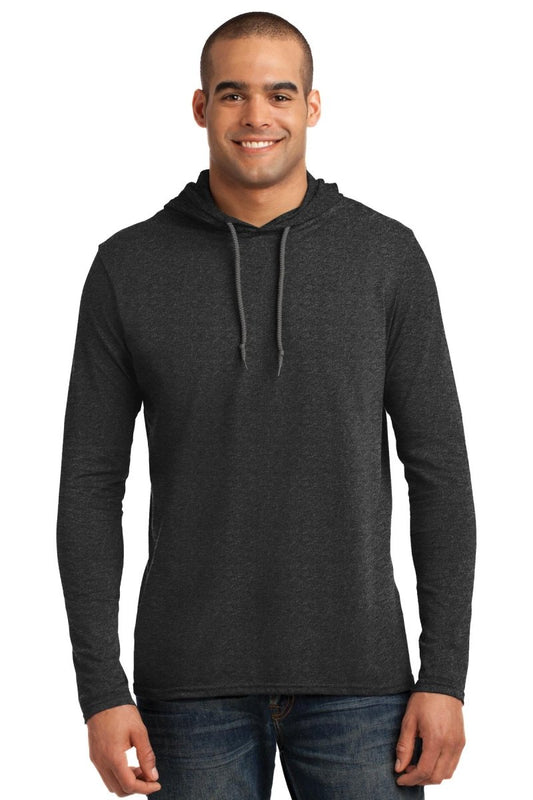 GildanÂ® 100% Ring Spun Cotton Long Sleeve Hooded T-Shirt. 987 - uslegacypromotions