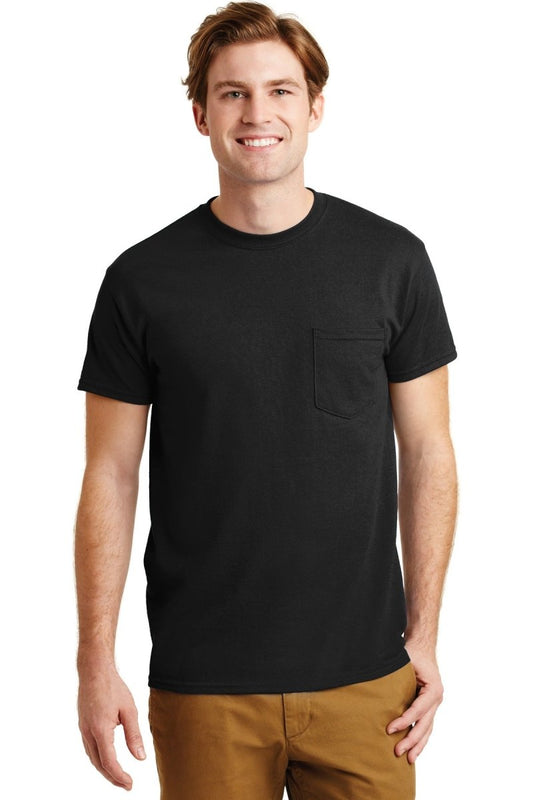 GildanÂ® - DryBlendÂ® 50 Cotton/50 Poly Pocket T-Shirt. 8300 - uslegacypromotions