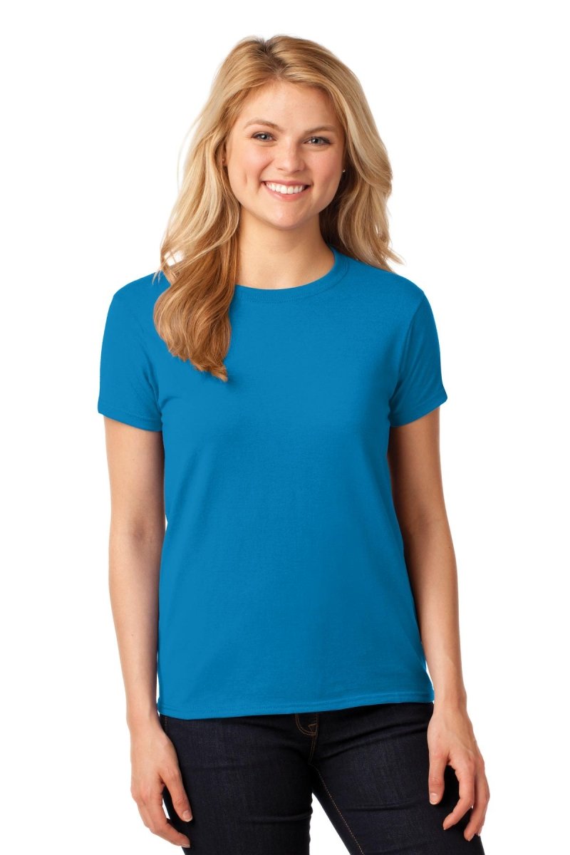 GildanÂ® Ladies Heavy Cottonâ„¢ 100% Cotton T-Shirt. 5000L - uslegacypromotions