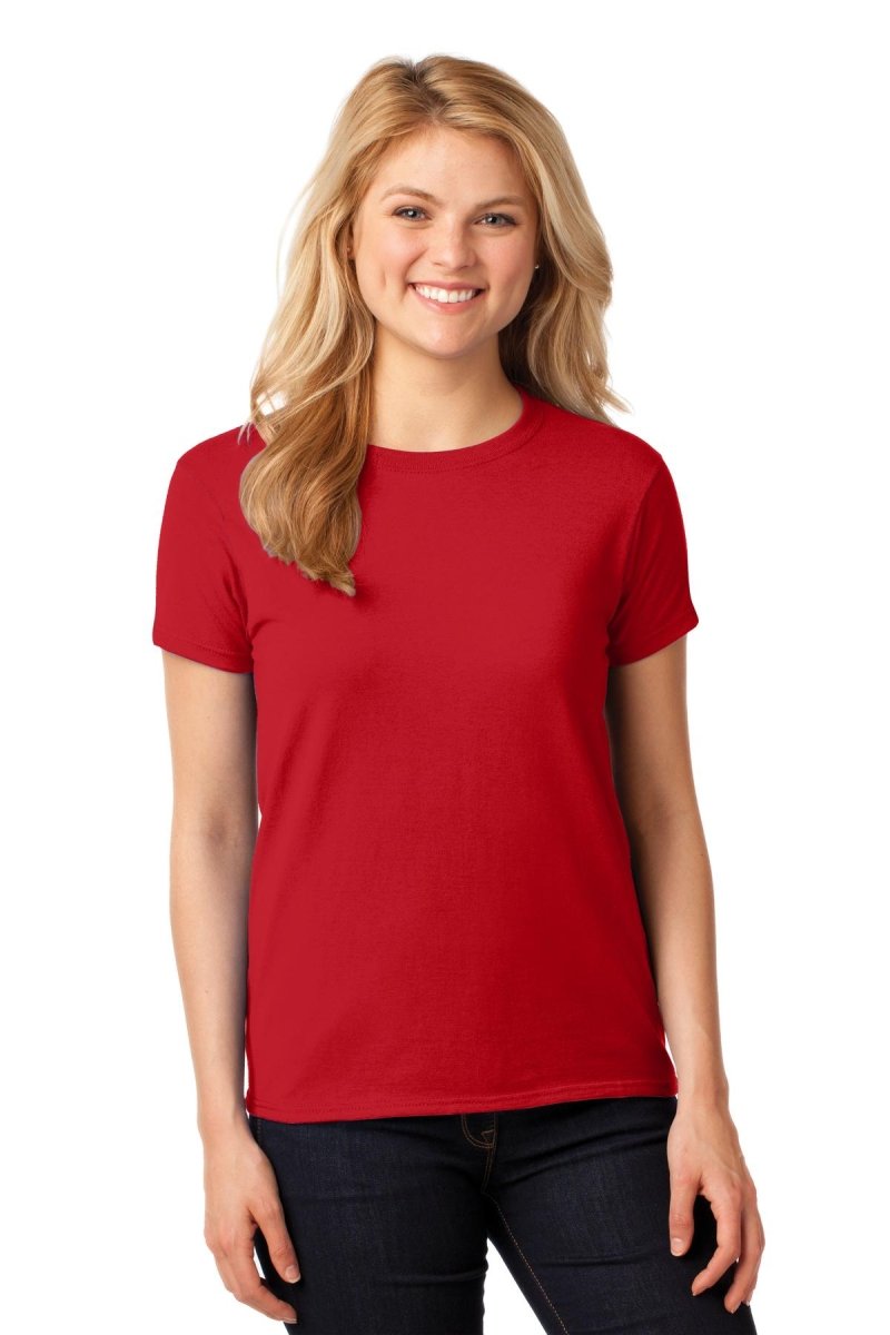 GildanÂ® Ladies Heavy Cottonâ„¢ 100% Cotton T-Shirt. 5000L - uslegacypromotions