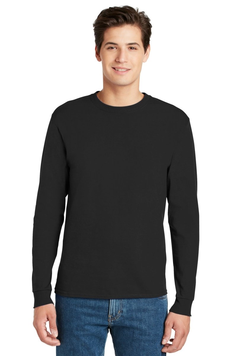 HanesÂ® - Authentic 100% Cotton Long Sleeve T-Shirt. 5586 - uslegacypromotions