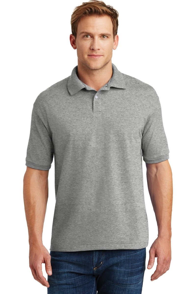 HanesÂ® EcoSmartÂ® - 5.2-Ounce Jersey Knit Sport Shirt. 054X - uslegacypromotions