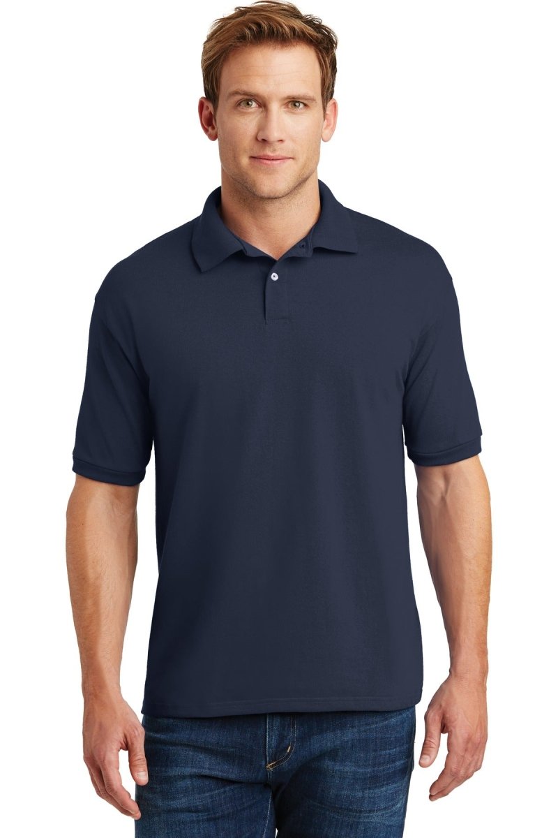 HanesÂ® EcoSmartÂ® - 5.2-Ounce Jersey Knit Sport Shirt. 054X - uslegacypromotions