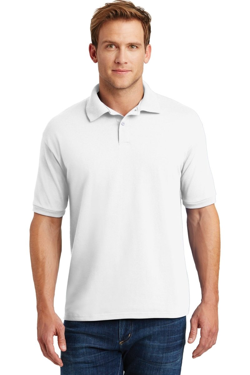 HanesÂ® EcoSmartÂ® - 5.2-Ounce Jersey Knit Sport Shirt. 054X - uslegacypromotions