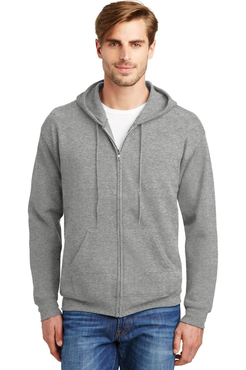 HanesÂ® - EcoSmartÂ® Full-Zip Hooded Sweatshirt. P180 - uslegacypromotions