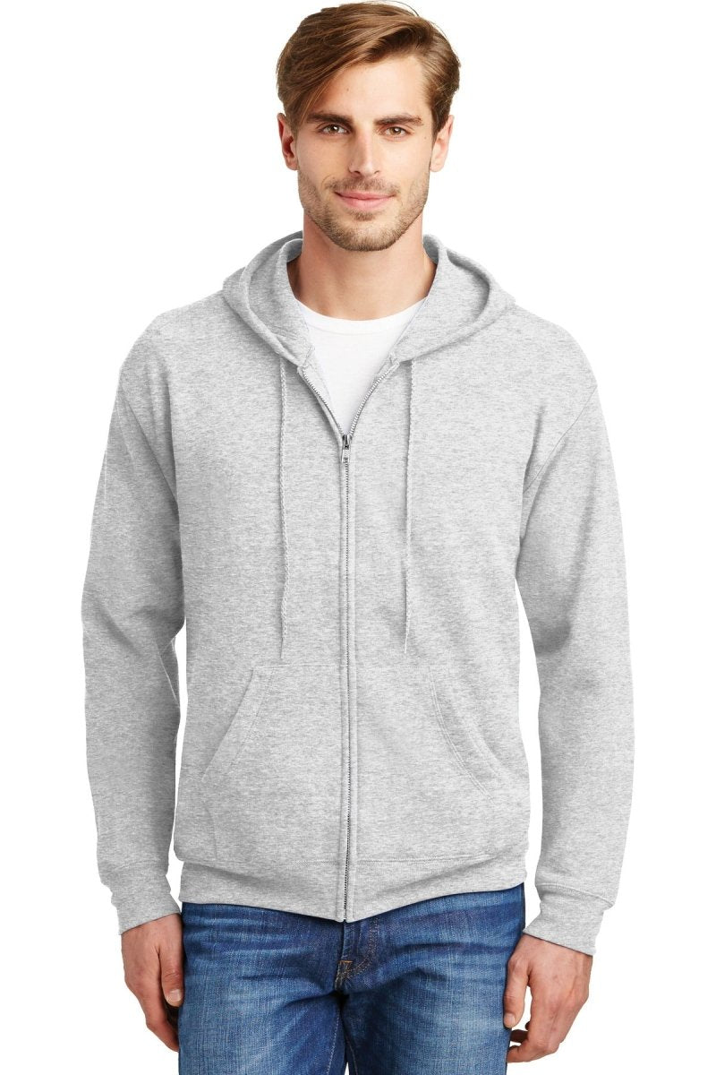 HanesÂ® - EcoSmartÂ® Full-Zip Hooded Sweatshirt. P180 - uslegacypromotions