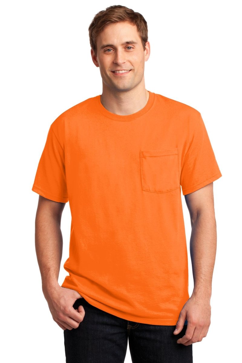 JerzeesÂ® - Dri-PowerÂ® 50/50 Cotton/Poly Pocket T-Shirt. 29MP - uslegacypromotions