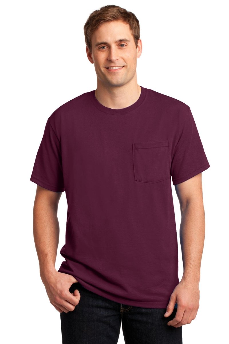 JerzeesÂ® - Dri-PowerÂ® 50/50 Cotton/Poly Pocket T-Shirt. 29MP - uslegacypromotions