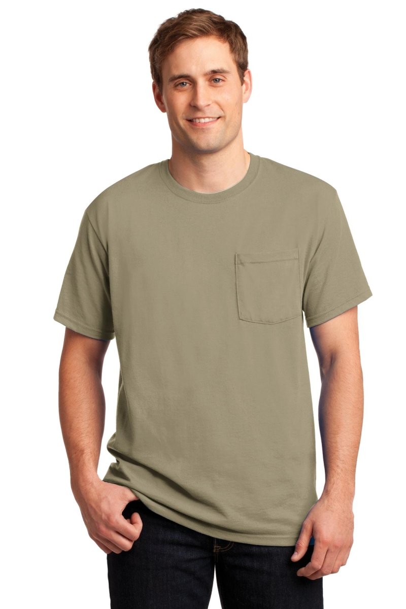 JerzeesÂ® - Dri-PowerÂ® 50/50 Cotton/Poly Pocket T-Shirt. 29MP - uslegacypromotions