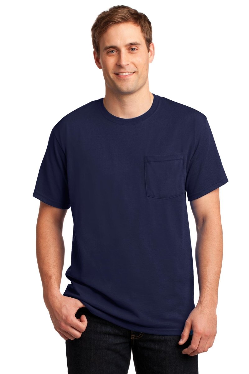 JerzeesÂ® - Dri-PowerÂ® 50/50 Cotton/Poly Pocket T-Shirt. 29MP - uslegacypromotions