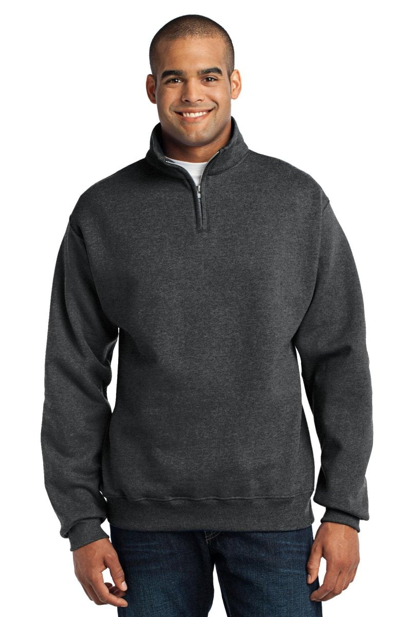 JerzeesÂ® - NuBlendÂ® 1/4-Zip Cadet Collar Sweatshirt. 995M - uslegacypromotions