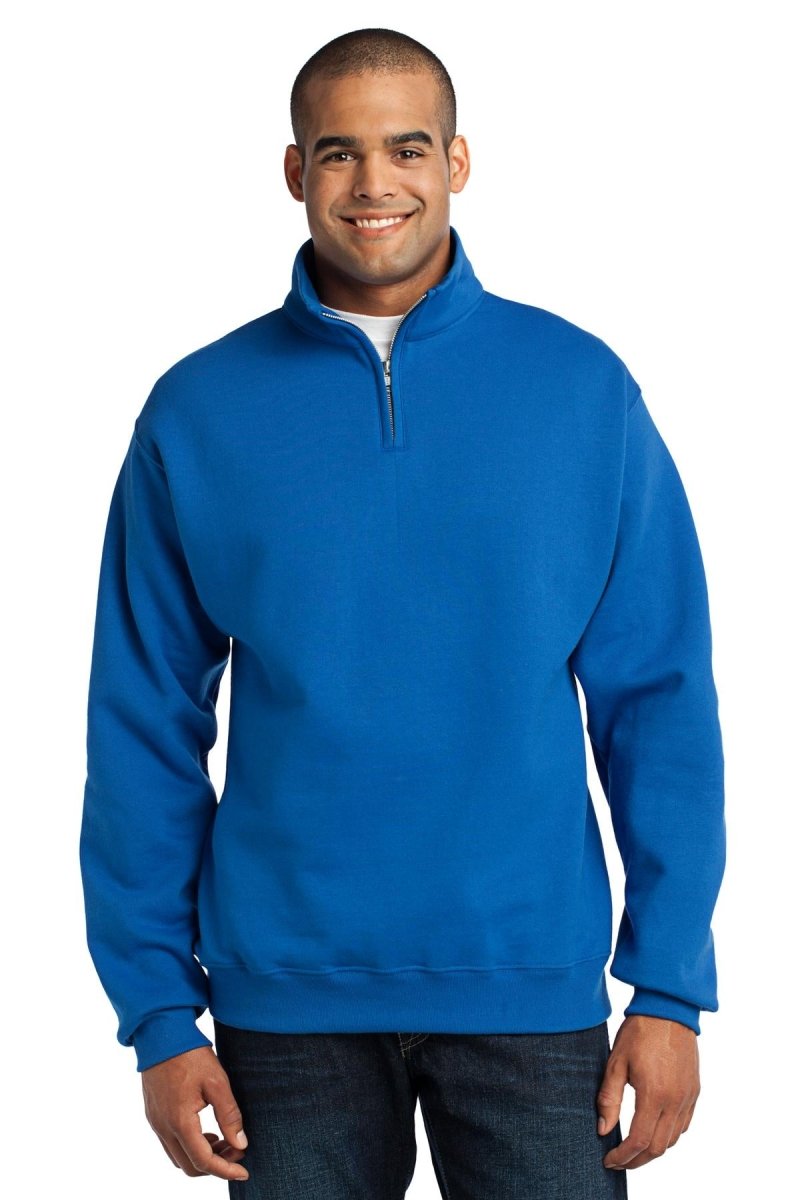 JerzeesÂ® - NuBlendÂ® 1/4-Zip Cadet Collar Sweatshirt. 995M - uslegacypromotions