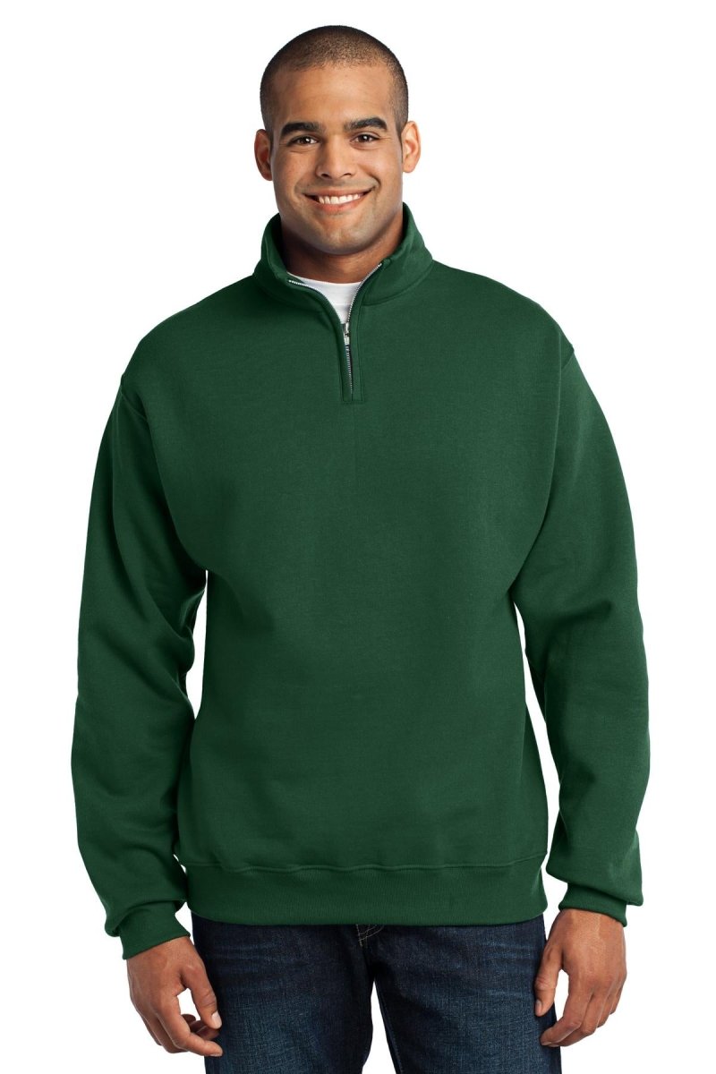 JerzeesÂ® - NuBlendÂ® 1/4-Zip Cadet Collar Sweatshirt. 995M - uslegacypromotions