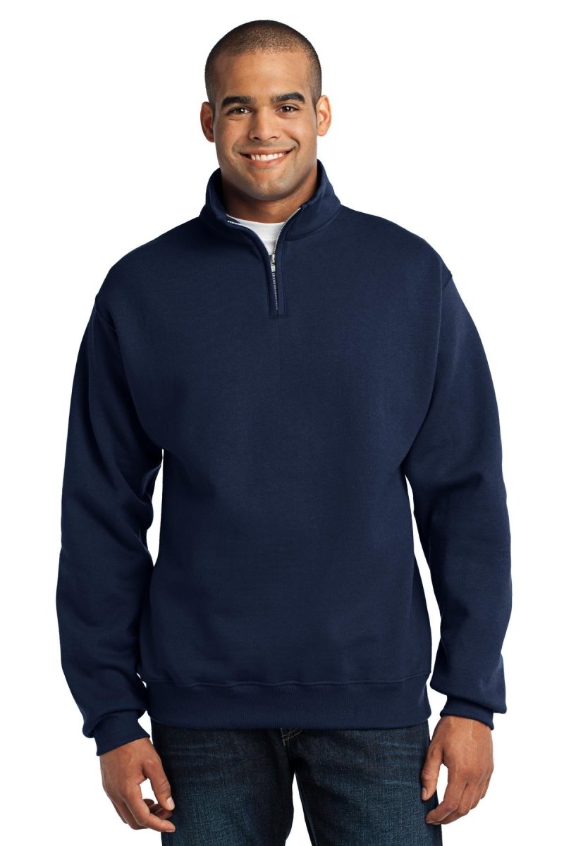 JerzeesÂ® - NuBlendÂ® 1/4-Zip Cadet Collar Sweatshirt. 995M - uslegacypromotions