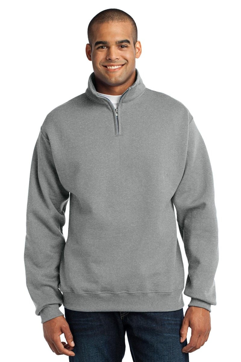 JerzeesÂ® - NuBlendÂ® 1/4-Zip Cadet Collar Sweatshirt. 995M - uslegacypromotions