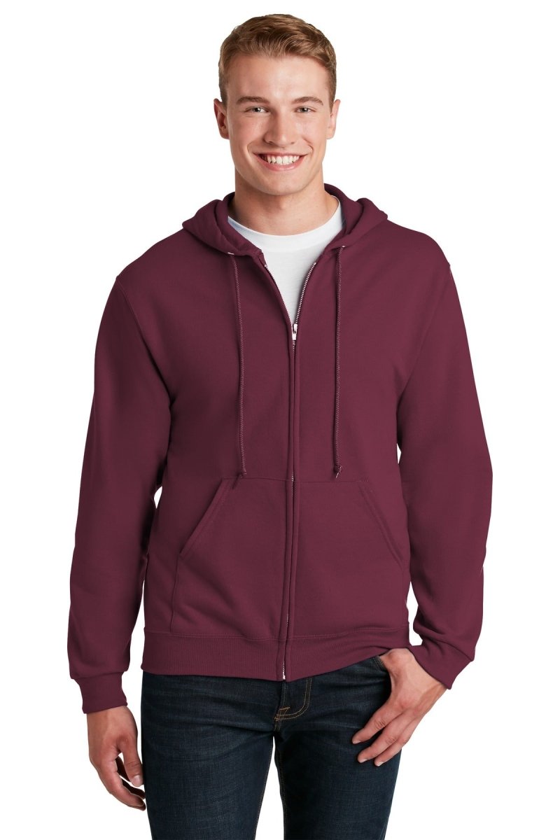 JerzeesÂ® - NuBlendÂ® Full-Zip Hooded Sweatshirt. 993M - uslegacypromotions
