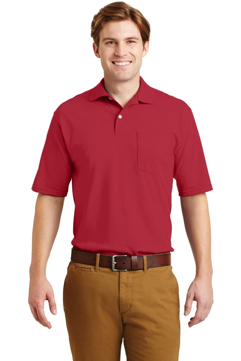 JerzeesÂ® -SpotShieldâ„¢ 5.4-Ounce Jersey Knit Sport Shirt with Pocket. 436MP - uslegacypromotions