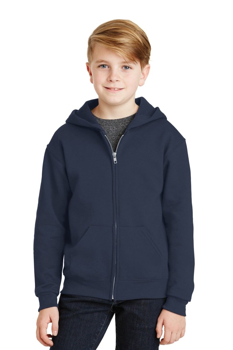 JerzeesÂ® - Youth NuBlendÂ® Full-Zip Hooded Sweatshirt. 993B - uslegacypromotions