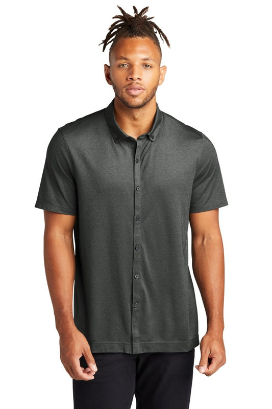 Mercer+Mettleâ„¢ Stretch Pique Full-Button Polo MM1006 - uslegacypromotions