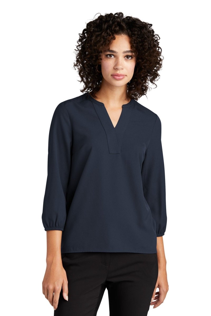 Mercer+Mettleâ„¢ Women's Stretch Crepe 3/4-Sleeve Blouse MM2011 - uslegacypromotions