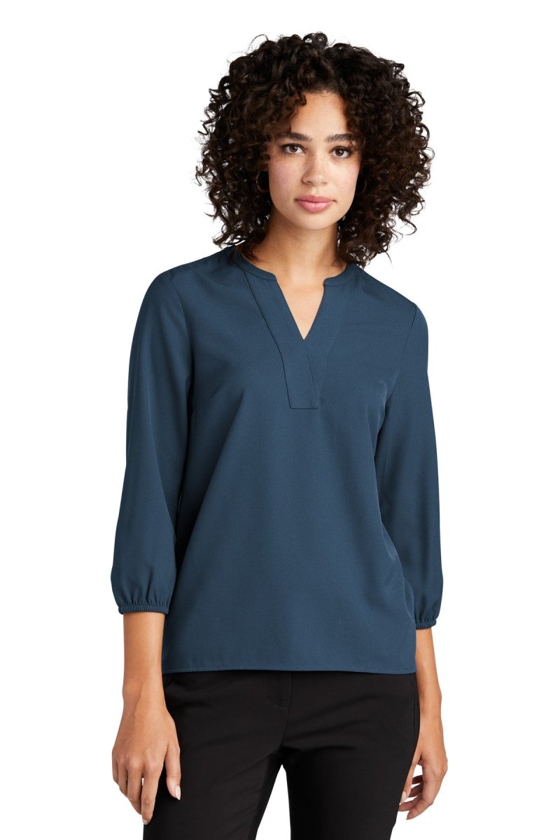 Mercer+Mettleâ„¢ Women's Stretch Crepe 3/4-Sleeve Blouse MM2011 - uslegacypromotions