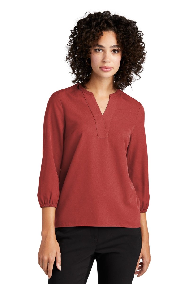 Mercer+Mettleâ„¢ Women's Stretch Crepe 3/4-Sleeve Blouse MM2011 - uslegacypromotions