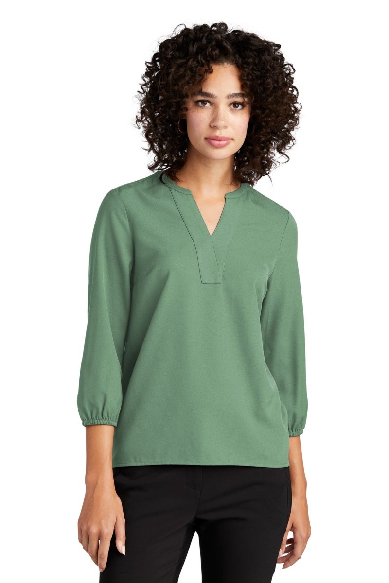 Mercer+Mettleâ„¢ Women's Stretch Crepe 3/4-Sleeve Blouse MM2011 - uslegacypromotions